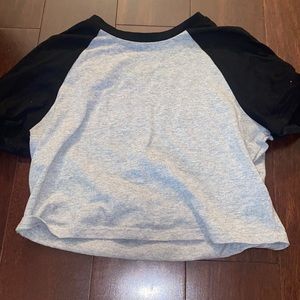 Cute Colourblock Cropped T-shirt